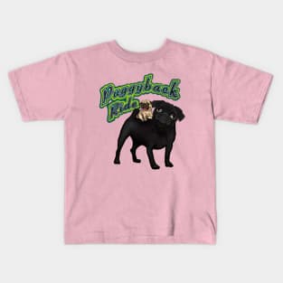 Puggyback Ride Kids T-Shirt